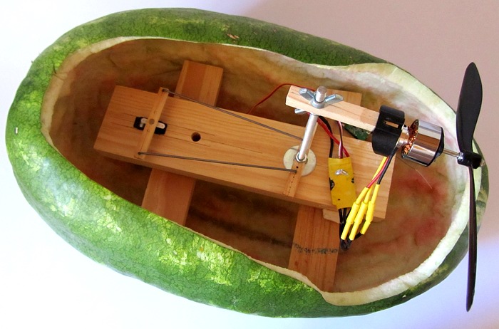 R/C Watermelon Boat